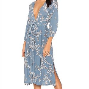 Faithful The Brand- Chloe Midi Dress Brand New